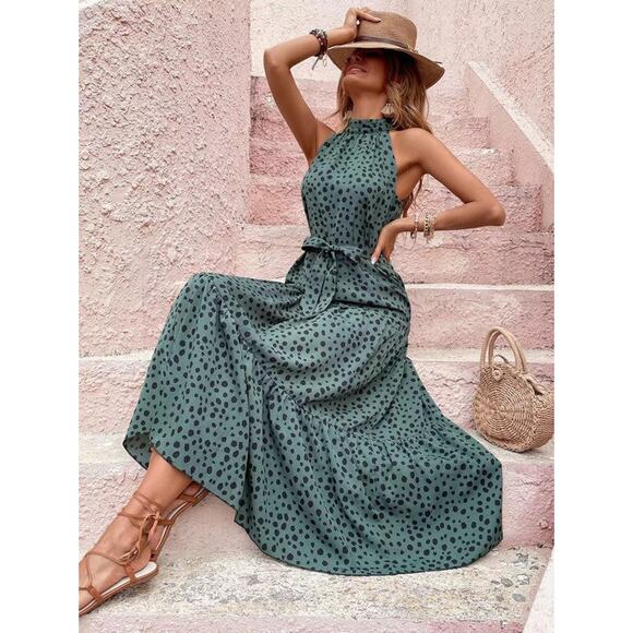 London Calling Halter Dress - Picture 1 of 1